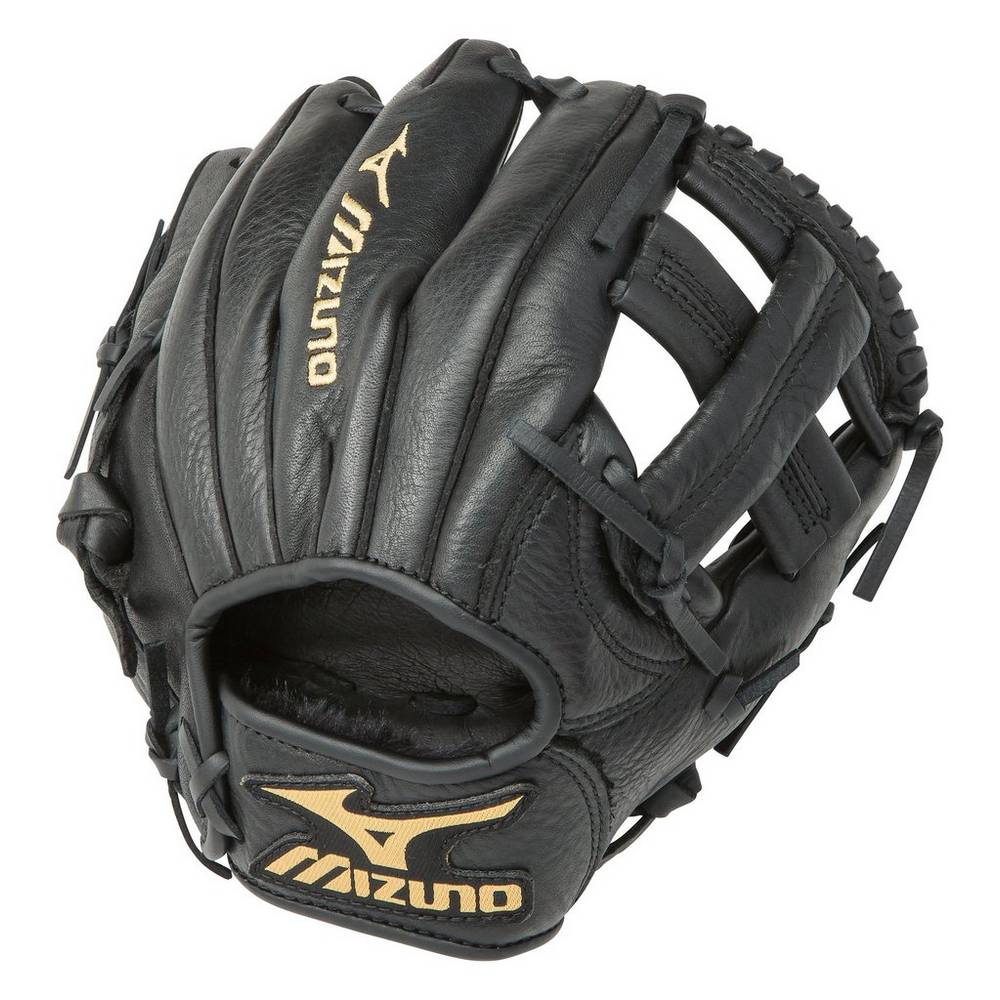 Panske Rukavice Mizuno Infield Training 9" Baseball Čierne Vypredaj EZIS42078